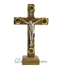 Latin Cross With Stand 4 Lens 